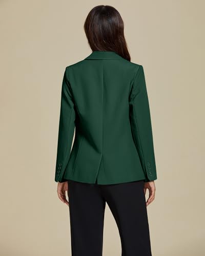 luvamia Dressy Blazers for Women Button Long Sleeve Lapel Business