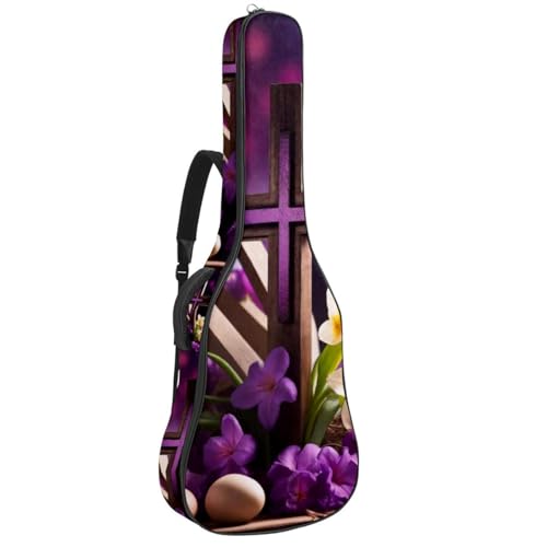 Housse de guitare acoustique multicolore pour voyager à l'abri des intempéries