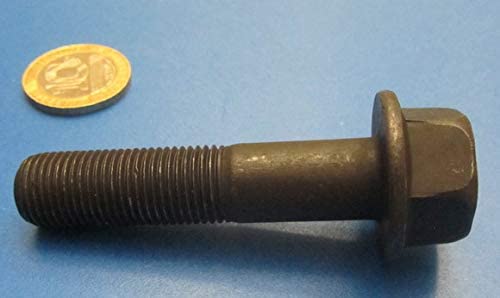 Grade 8 Black Oxide Steel Flange Bolts PT 1/2"-20 Thread x 2.25" Length 10 Pcs
