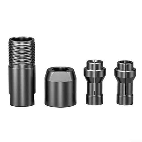 Juego de adaptadores para conversión de amoladora angular, transforma tu herramienta en amoladora recta para cortar tareas de lijado y pulido, soporta ejes de 3 mm y 6 mm