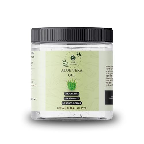 Image of Organic Aloe Vera Gel 400ml,100% Pure,Cold-Pressed Moisturizer for Face,Skin & Hair,Natural Sunburn & Acne Relief,Non-Sticky & Fast Absorbing,Suitable for All Skin Types