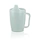 HaseMed Trinkbecher mit Griff & Tülle (1 Stück) – Ergonomischer Becher für sicheres Trinken ohne Verschütten, ideal für Senioren & Menschen mit eingeschränkter Handfunktion – Robust & langlebig, 12 mm