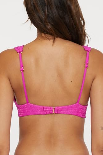 BECCA Women's Standard Luminous Underwire Bikini Top, Adjustable, Swimwear Separates3