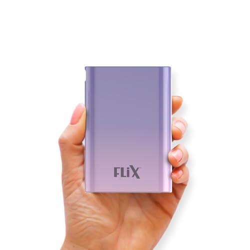 Image of FLiX (Beetel) UltraCharge Duotone 20,000mAh 22.5W QC Pocket Power Delivery PPS Power Bank, Type C Input & Output, LED Percentage Display, Compatible iPhone, Samsung, Google (Purple + Pink)