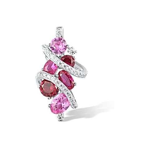 Santuzza 925 Sterling Silver Ruby Pendant Cover