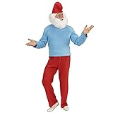 Nella confezione sono inclusi il top blu, i pantaloni rossi e il cappello