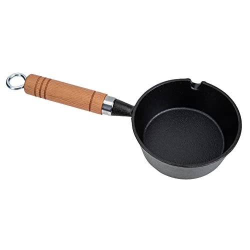 Toddmomy Sartén Pequeña de Hierro para Freír y Fundir Diseño Resistente al Desgaste Calentamiento Uniforme para Cocina