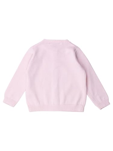 Image of RuffleButts Baby /Toddler Girls Ruffled Long Sleeve Cardigan Button-Up Sweater