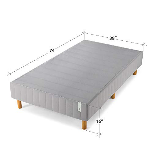 Zinus Good Design Award Winner Justina Metal Mattress Foundation / 16 Inch Platform Bed / No Box Spring Needed, Twin #TOP4