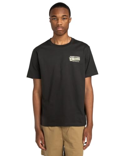 Element Timber Icon - Camiseta de Manga Corta - Hombre - L - Negro
