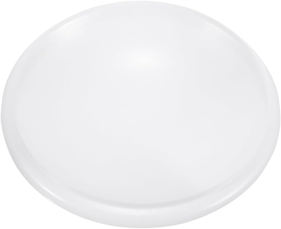 Ceiling Light Fixture Cover Plate Minimalist Round Plastic Lampshade for Office Ceiling Lampshade Replacement,15.5inch