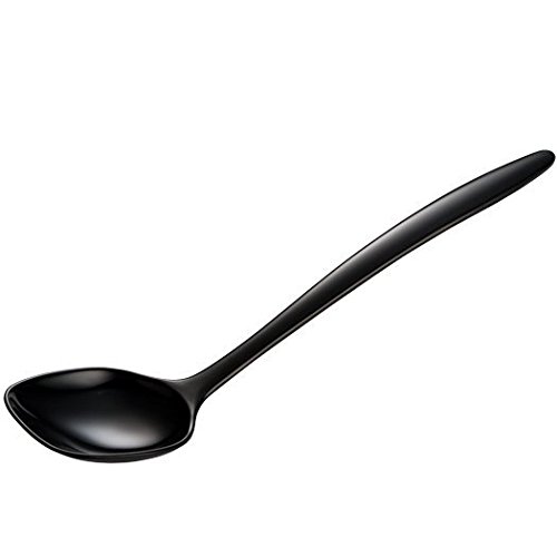 Gourmac 12" Round Spoon, Black