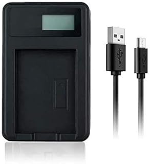 PowerVolt - USB Camera Battery Charger for Fuji FujiFilm Instax SQ20, Fuji instax mini 90 NEO CLASSIC, Fuji XP90 Camera - Smart Display for Accurate Battery Charge Status