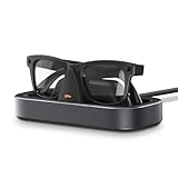 Charging Station for Meta Ray-Ban Glasses - Wayfarer, Skyler, Headliner & Oakley Meta HSTN Charger with LED Indicator, Space Gray