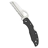 Spyderco Byrd Meadowlark 2 Rescue Lightweight Folding Knife with 3.05' Stainless Steel Sheepfoot...