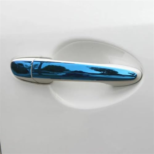 Cache serrure porte gauche Mazda CX-9 2016-2018 garniture acier bleu 2 boutons - 2