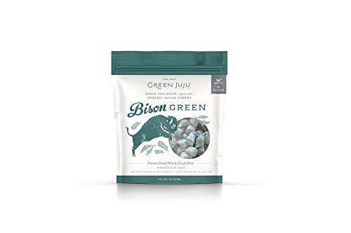 Green Juju Bison Green Freeze-Dried Dog & Cat Treats, 6-oz