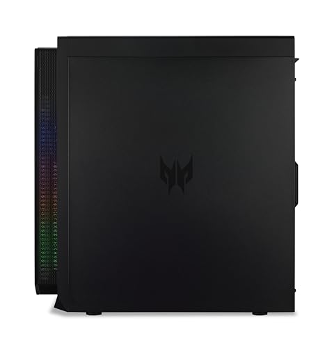 Acer Predator Orion 7000 (PO7-660) Gaming PC - Intel Core Ultra 9 285K (Bis zu 5,7 GHz), 64 GB DDR5 RAM, 2 TB GB M.2 PCIe (SSD), NVIDIA GeForce RTX 5090 (32 GB GDDR7), Windows 11 Home, Schwarz