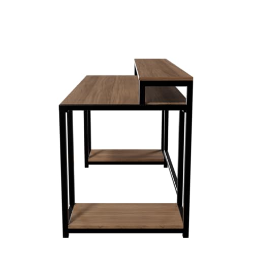 Image of Riyan Luxiwood Nexus Computer Table in Engineering Wood for Home & Office, Simple Style Desk, Scratch Resistance Surface. (Large, Beige)
