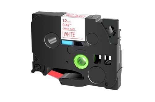 �t�@�u���b�N�e�[�v���1PCS 12mm�S��TZE FA231 TZE FA3 TZ FA3R���x���e�[�v���g�p���ē��삵�܂��BPTD450PT 110���x�����[�J�[�}�V��(Red on white)