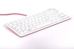 Raspberry Pi Keyboard - UK Layout (Red/White)
