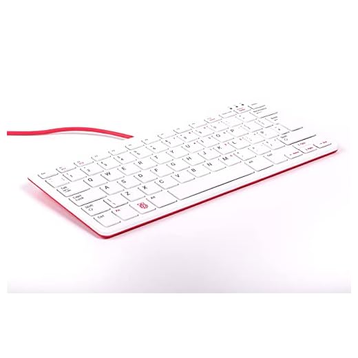Raspberry Pi Tastiera - layout UK (rosso/bianco)