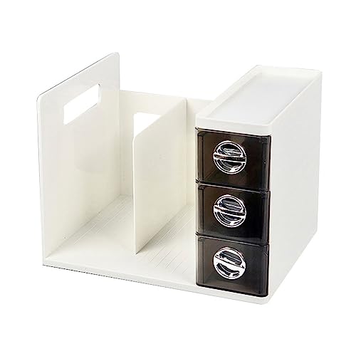 Boîte de rangement de bureau solide grand format pour trier les papiers - 6