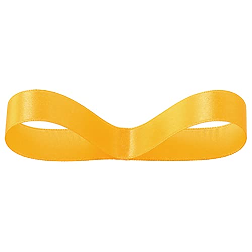 ヘッズ サテンリボン 1.6cm×20m巻 オレンジ 1巻 16mm幅 HEADS 1641R