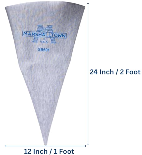 Marshalltown GB692 Vinyl Mörtelbeutel mit Spitze, 305x610 mm