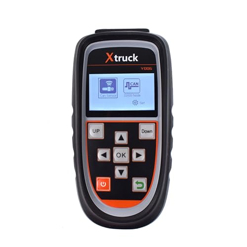 Heavy Duty Truck Scanner, CAN Diagnostic Scan Tool, Sensor Tester Repair Diagnostic Tool for Cummins, VW, CAT, Volvo Diesel Engine Supports J1939 protocols
