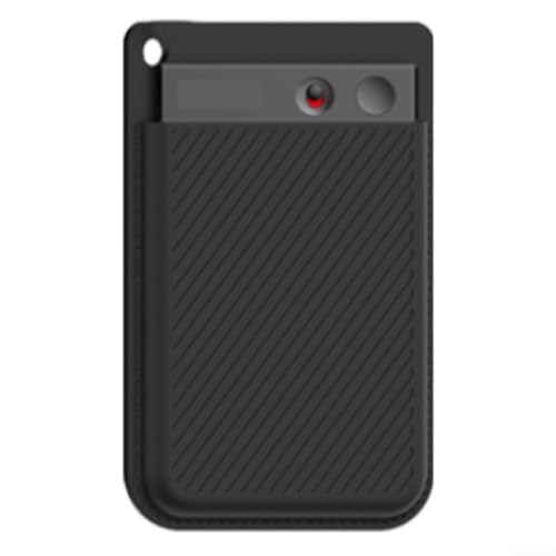 Schutzhülle für Aufnahmegerät, tragbar, kompatibel mit Note AI-Audiorecordern, Schwarz, Intelligente AI Aufzeichnungsgeräte Silikon Schutzhülle