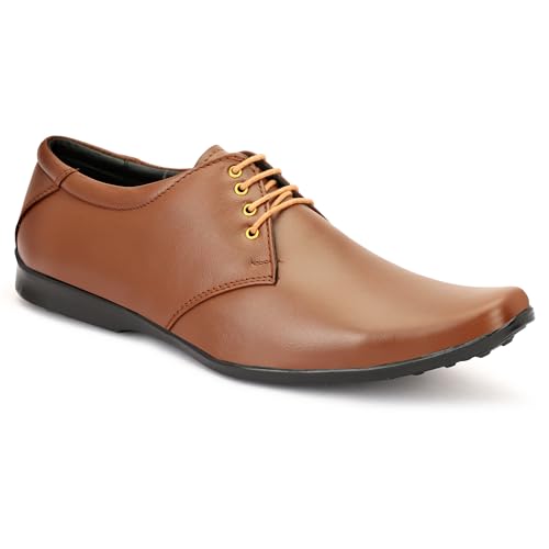Image of Leatherful Formal Lace-up Derby Shoes| Full Grain Leather | Office, Party | Genuine Leather | Smart Casual