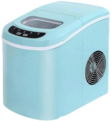 Fabricadora de hielo en cubos eléctrica portátil de mostrador, 105 W, 15 kg/día, ultra silenciosa, para hogar, cocina, bar y fiestas – 1 unidad miniatura 1