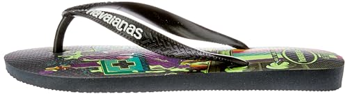 Chinelo 4 Nite, Havaianas, Masculino, Novo Grafite/Preto, 35/36