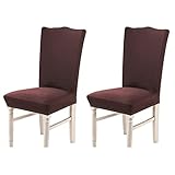 Housses de chaise de salle à manger pour la plupart des chaises. Il peut être utilisé pour le bureau, l'hôtel, le banquet de mariage, la salle à manger, la réunion, la célébration, la cérémonie, la décoration familiale, etc.