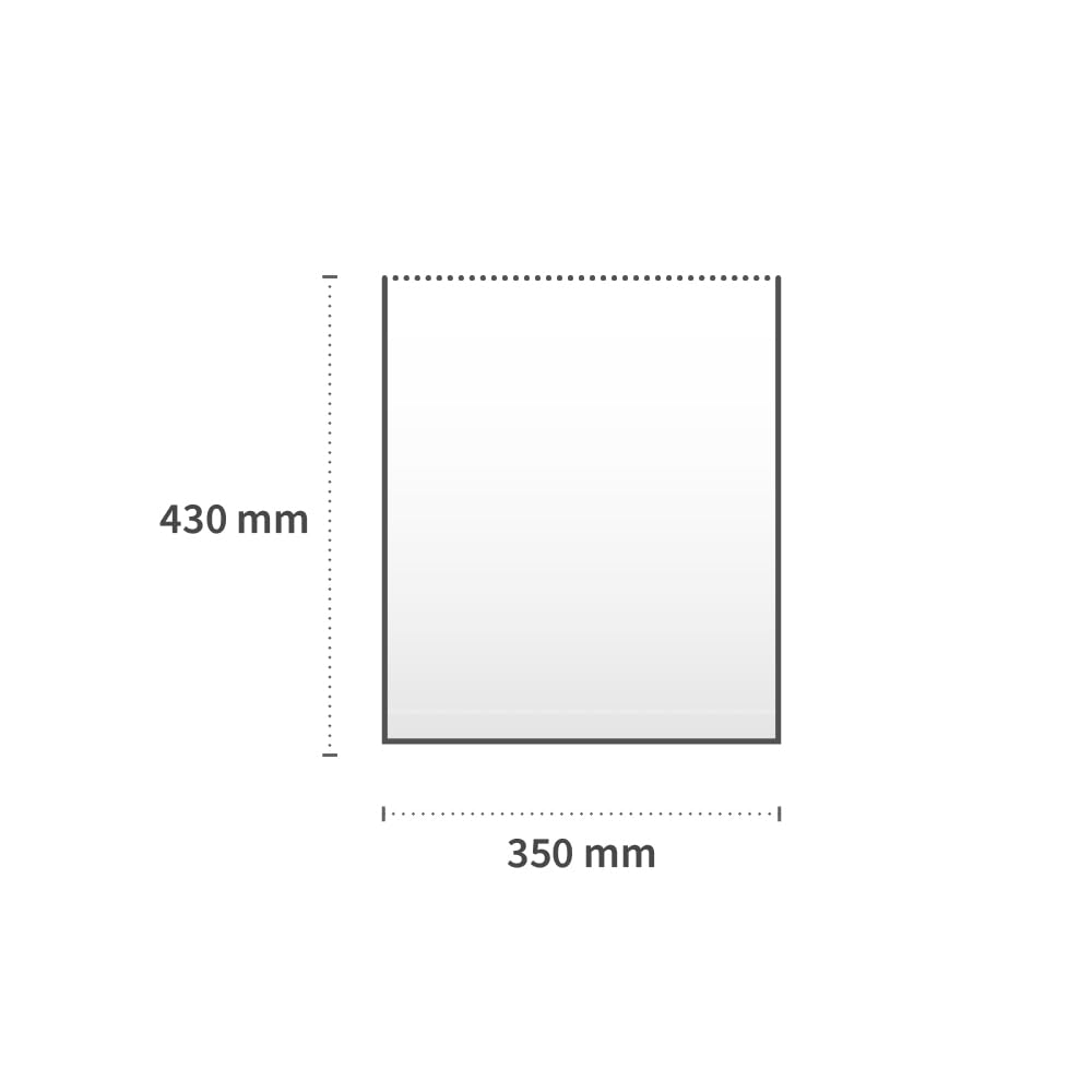 2500 Stück Franz Mensch Müllbeutel Light 5l transparent HDPE | Rolle, 43 x 35 cm, 9 my, Karton, Müllsäcke, Mülltüten, Mülltonnen, Abfallsack