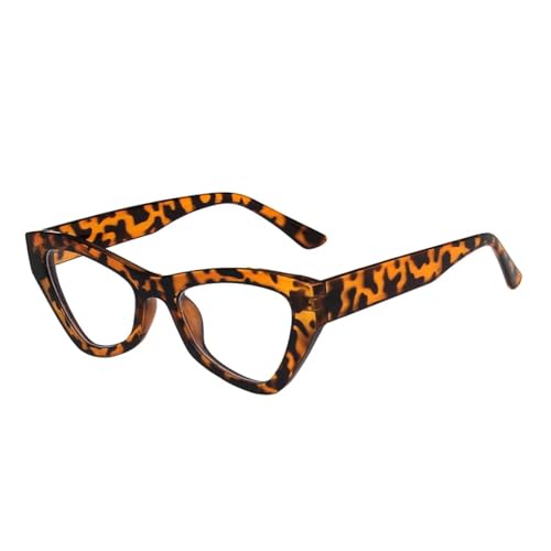 Lunettes de soleil œil de chat léopard au design vintage et monture ultra légère