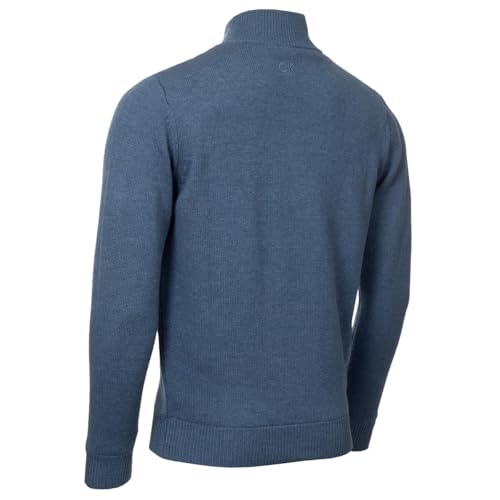 Miniatura 2 de Calvin Klein Hombre Suéter Grueso Forrado A Prueba - Denim Jaspeado - L