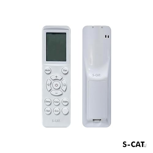 Image of S-CAT Compatible with Daikin AC Remote Control Model 247 (No Backlight) Suitable for 1 /1.5 /2 Ton Split /Window /Cassette AC (Match Old Remote Exactly, for Any Issues Contact Helpline)