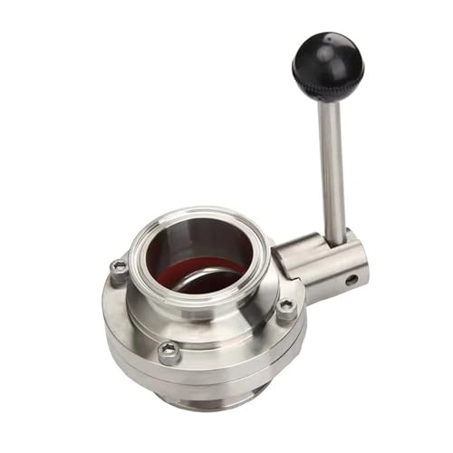 Vanne à triple pincement sanitaire SS304 pour équiper les circuits de micro-brasserie 38mm
