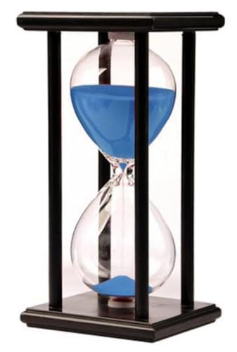 Temporizador para reloj de arena de 60 minutos reloj de arena para adorno Hourglass temporizador 60 minutos decoración para Navidad Año Nuevo Cumpleaños mesa de té estantería libros juego escolar Sand