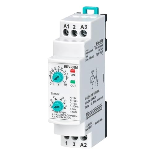 Relais temporisé multifonction ERV-08M réglable 1 pièce 150-260VAC