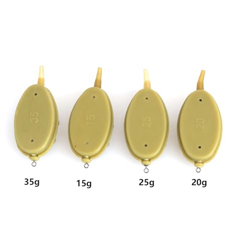 heyous 2 Sets Soportes de Anzuelo de Plástico para Cebo Accesorios de Pesca de Carpa Dispositivo de Alimentador en Línea para Señuelos miniatura 3