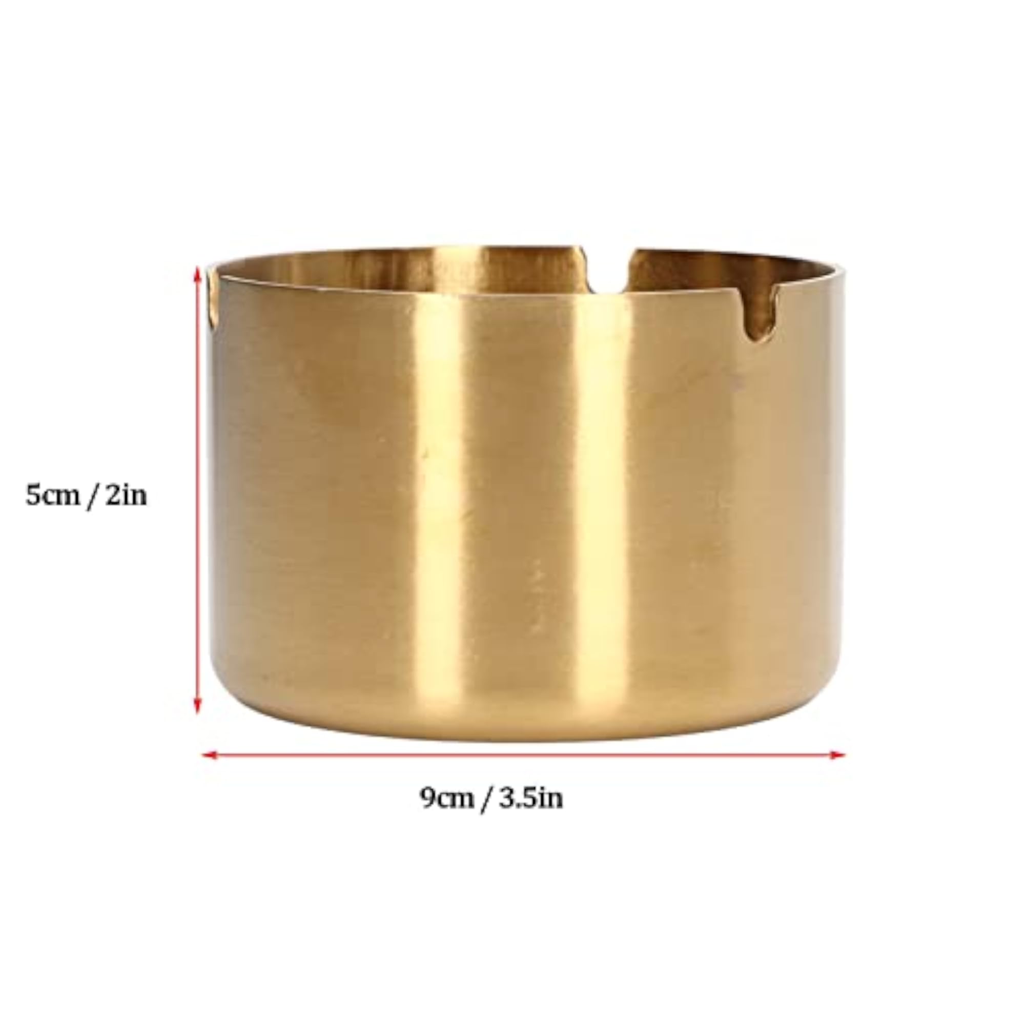 Thick Plating Copper Cigar Ashtray