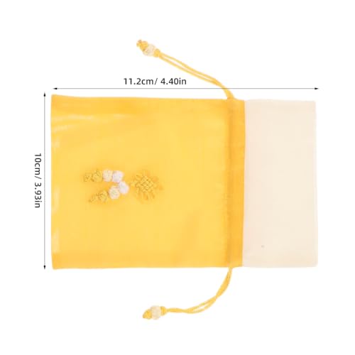 Bolsas para empaquetar joyas tradicionales con cordón suave 8