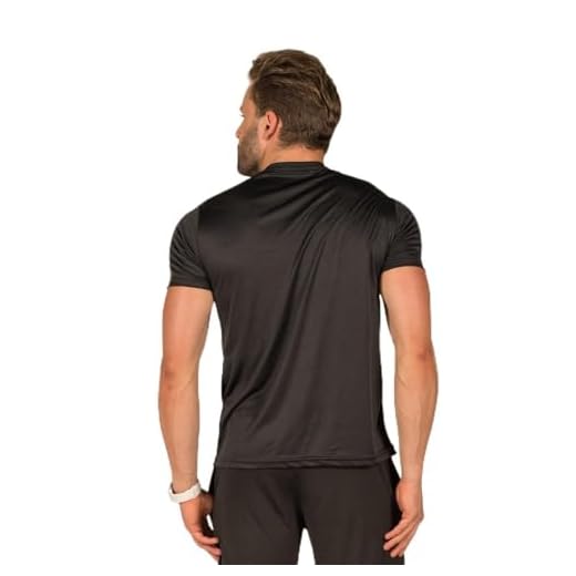 Camiseta Masculina Dry Fit Básica Academia Fitness Conforto (BR, Alfa, GG, Regular, preto)