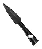 Nautical-Mart Hand Forged Viking Saga Iron Spear Head Reproduction Roman Or Medieval Steel Spearpoint (15 Inches, Black Antique)
