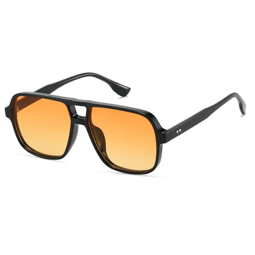 Xpectrum Retro Square Aviator Sunglasses for Women Men Trendy Classic Shades Sun Glasses2