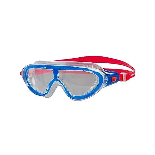 Speedo Biofuse Rift Mask Junior Gafas de natación Junior Unisex, Rojo, Talla Única
