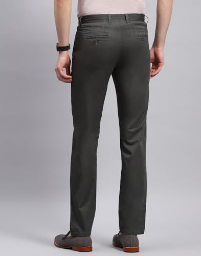 Image of Monte Carlo Mens Solid Regular Fit Trouser (2240861402CF)
